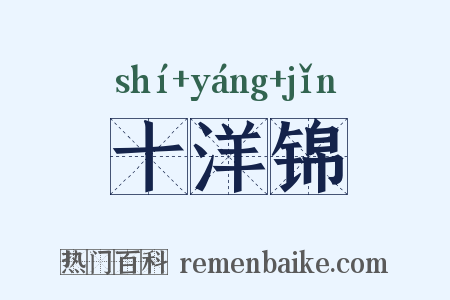 十洋锦是什么意思的图片